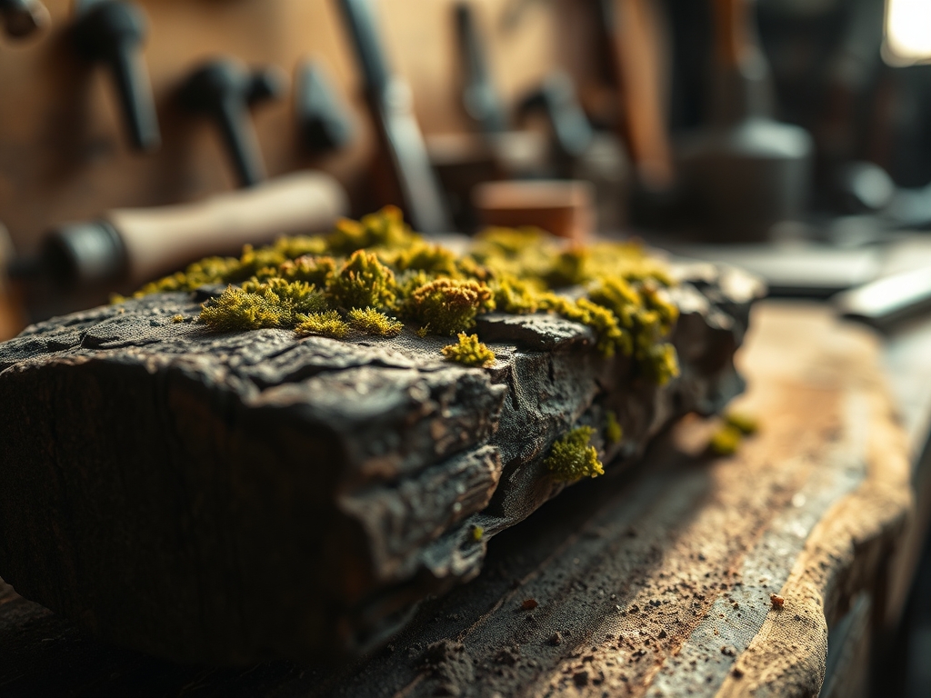 Foraging For Moss And Lichen