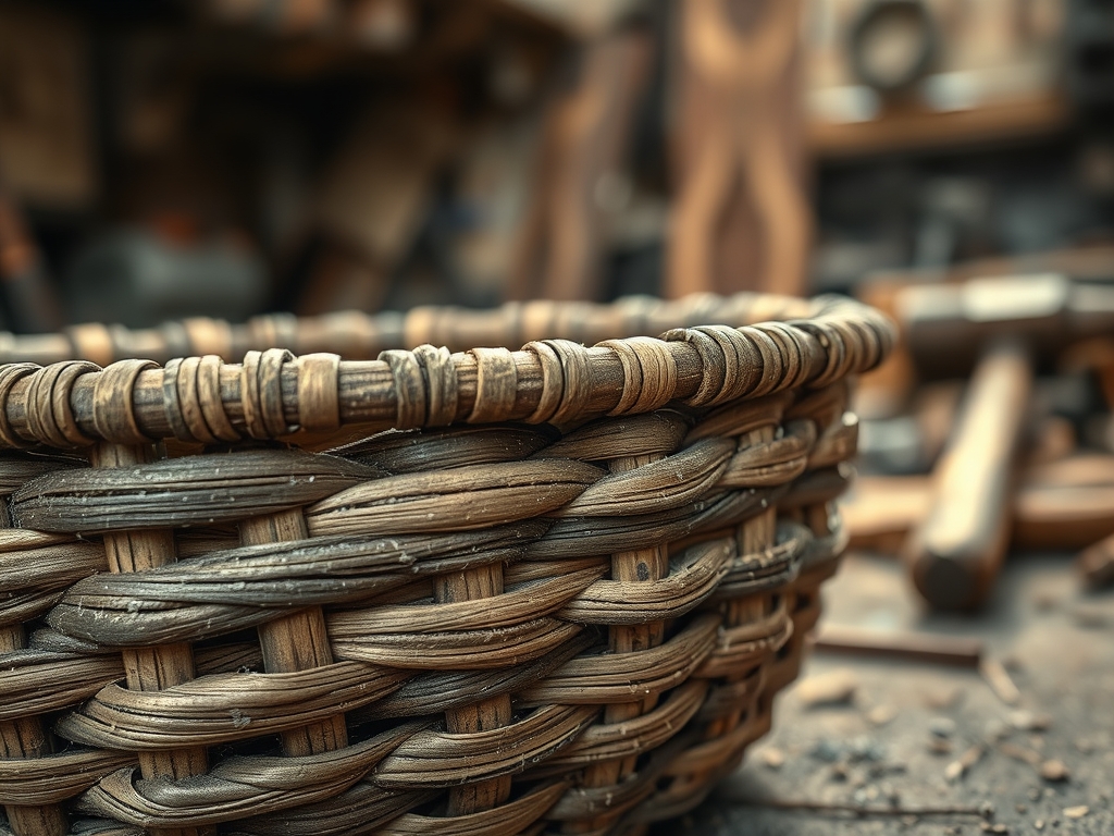 Natural Fiber Basket Weaving